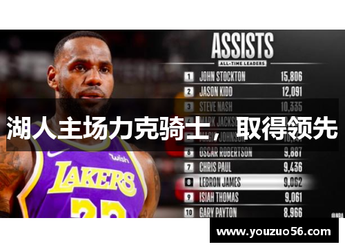 湖人主场力克骑士，取得领先