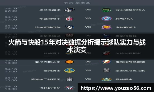 火箭与快船15年对决数据分析揭示球队实力与战术演变